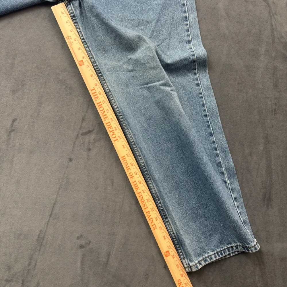 Levis 550 Relaxed Fit Jeans Mens 42x30 Medium Wash Blue Denim Tapered Leg